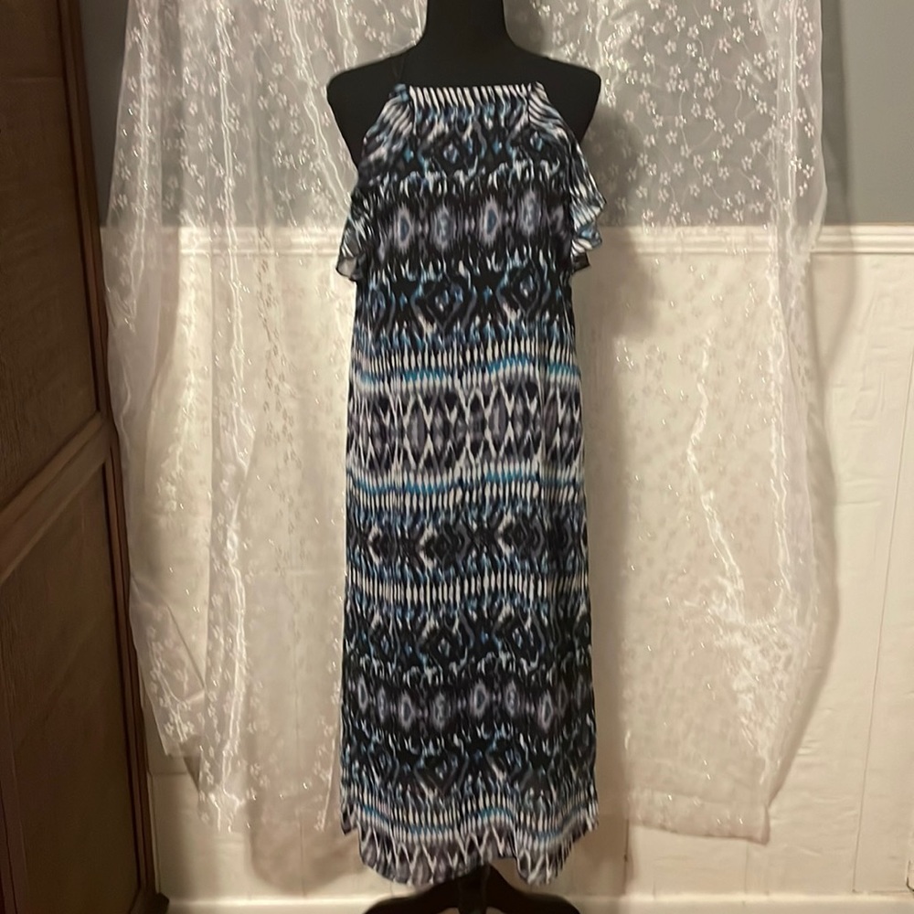 WD.NY Multicolor Blue Women’s  Dress